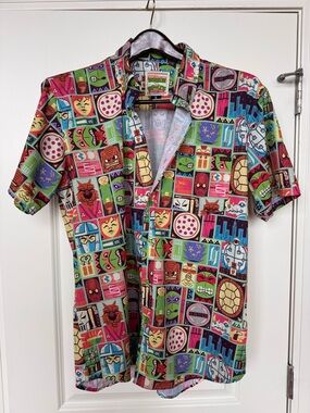 RSVLTS x TMNT Series 2 "The Nick" KUNUFLEX Button Down Shirt - XL
